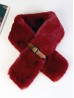 Fashion Plush Premium Scarf W/ Buckle